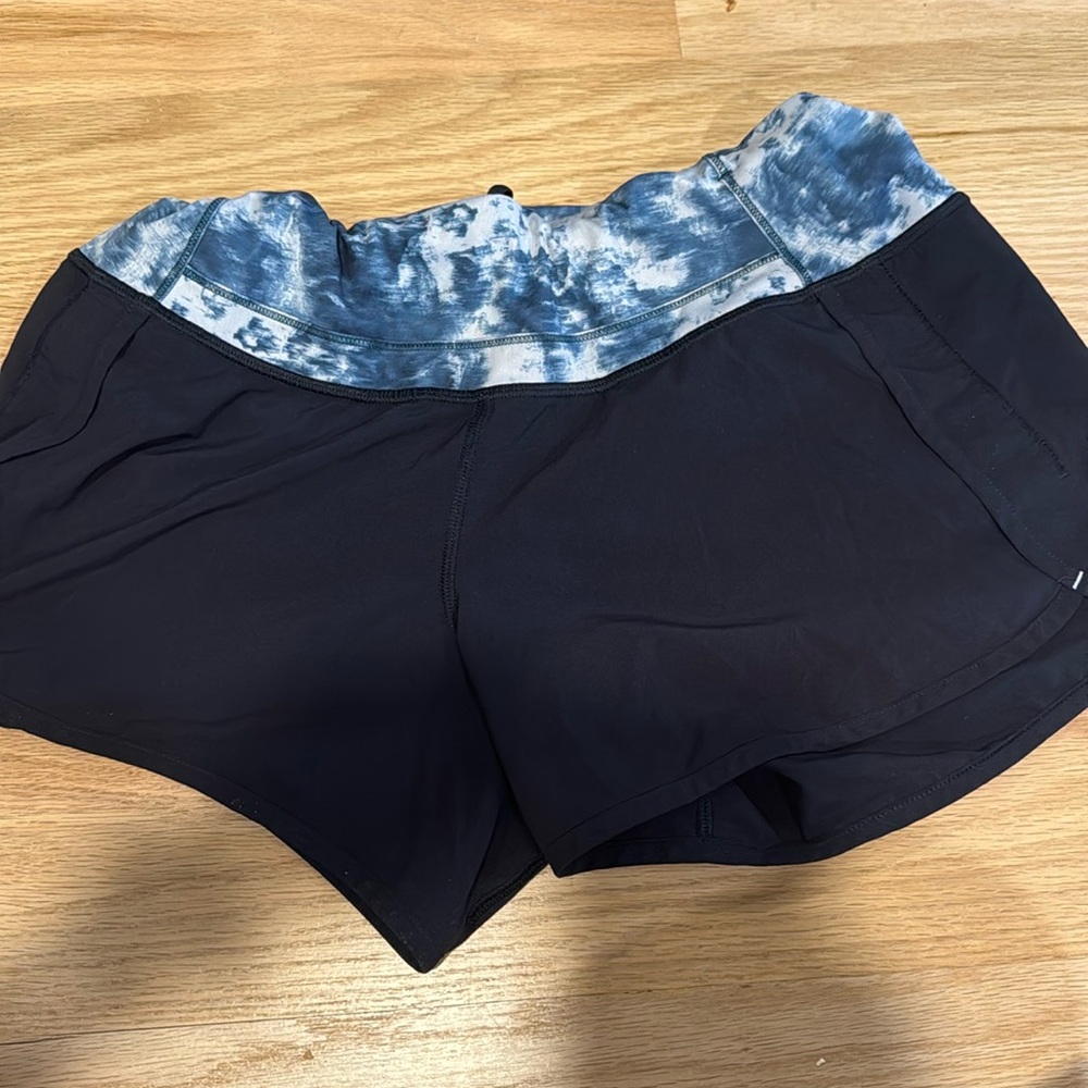 Lululemon running shorts. Size 8. Navy